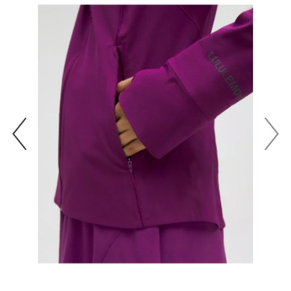 NWT Lululemon Mist Over Windbreaker - Chilled Grape - Picture 4 of 7